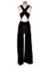 Express Solid Black Jumpsuit Size S - photo 2