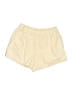 Uniqlo 100% Cotton Solid Ivory Shorts Size S - photo 1