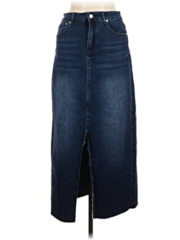 Indigo Thread Co. Denim Skirt (view 1)