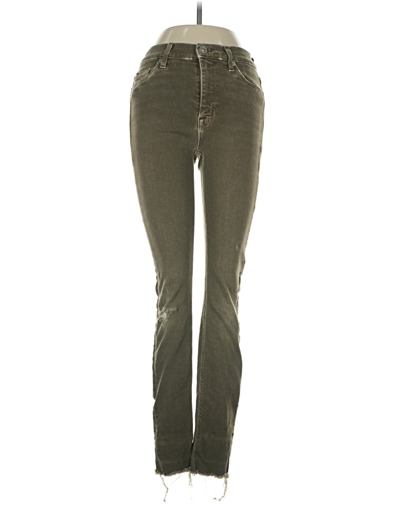 Pre-owned Hudson Casual Pants In Green