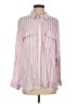 Gibson 100% Rayon Stripes Pink Long Sleeve Button-Down Shirt Size M - photo 1