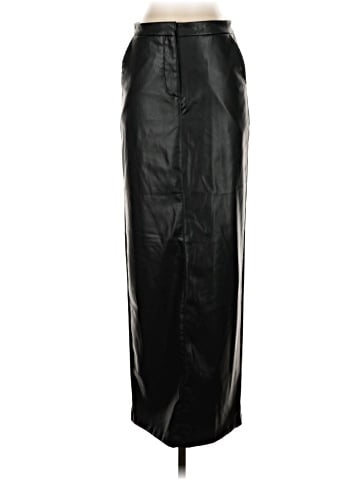 Zara Faux Leather Skirt (view 1)