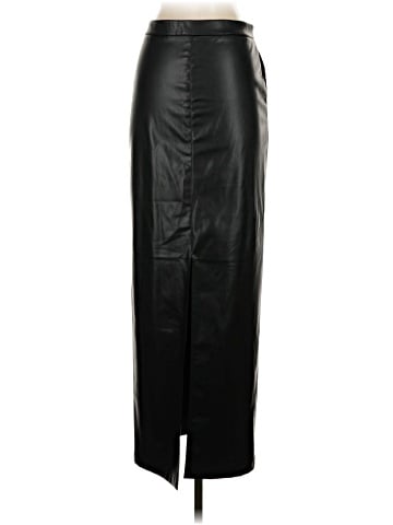 Zara Faux Leather Skirt (view 2)