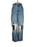 Zara Graphic Blue Jeans Size 4 - photo 1