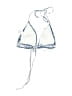 LOFT Beach Paisley Blue Swimsuit Top Size L - photo 2
