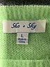 She + Sky Green Pullover Sweater Size L - photo 7