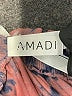 Amadi Tie-dye Blue Tan Cocktail Dress Size M - photo 7