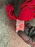 k/lab 100% Polyester Solid Red Casual Skirt Size L - photo 6