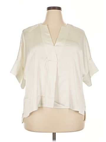Worthington Short Sleeve Blouse (view 1)