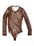 Gaze Brown Bodysuit Size S - photo 1