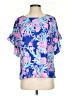 Lilly Pulitzer Blue Short Sleeve Blouse Size S - photo 1