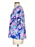Lilly Pulitzer Blue Short Sleeve Blouse Size S - photo 5