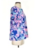 Lilly Pulitzer Blue Short Sleeve Blouse Size S - photo 4