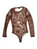 Gaze Brown Bodysuit Size S - photo 2