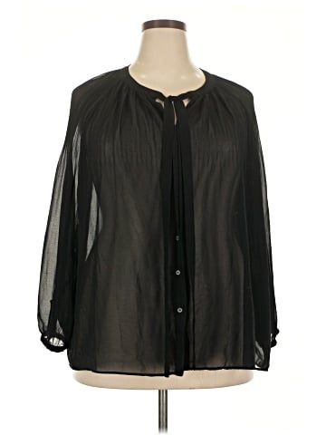 Lane Bryant Long Sleeve Blouse (view 1)
