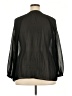 Lane Bryant 100% Polyester Black Long Sleeve Blouse Size 18 - 20 Plus - photo 2