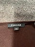 Forever Solid Brown Casual Dress Size XL - photo 7