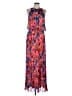 Xscape 100% Polyester Print Pink Casual Dress Size 8 - photo 1