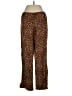 Assorted Brands 100% Cotton Animal Print Brown Casual Pants Size S - photo 2