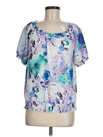 Notations Short Sleeve Blouse (view 1)