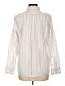 J.Crew 100% Cotton Stripes Ivory White Long Sleeve Button-Down Shirt Size 12 - photo 2