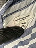 BeachLunchLounge Stripes Blue Gray Short Sleeve Blouse Size M - photo 7