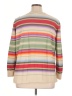Chaps Stripes Tan Pullover Sweater Size 1X - photo 2