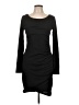 Leith Solid Black Casual Dress Size L - photo 1