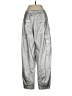 By Anthropologie Metallic Silver Casual Pants Size 2 - photo 2