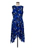 CAbi 100% Polyester Blue Cocktail Dress Size M - photo 1