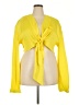 Ft Inc Yellow Long Sleeve Blouse Size 2X - photo 1