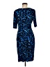 Connected Apparel Blue Cocktail Dress Size 8 - photo 2