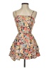 Shein Floral Orange Cocktail Dress Size 4 - photo 1