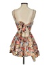 Shein Floral Orange Cocktail Dress Size 4 - photo 2