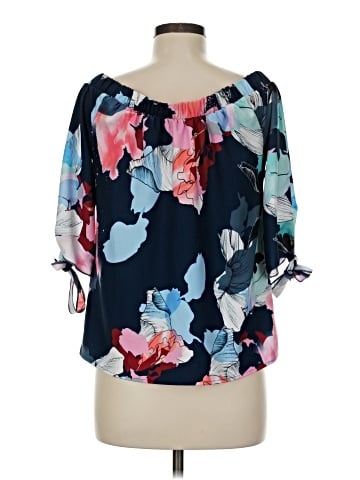 Bar III 3/4 Sleeve Blouse (view 2)