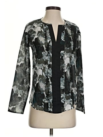 Simply Vera Vera Wang Long Sleeve Blouse (view 1)