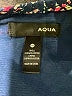 Aqua 100% Polyester Floral Blue Purple Casual Skirt Size M - photo 4