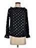 Shein 100% Polyester Gold Long Sleeve Blouse Size 4 - photo 1