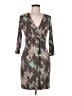 Boden Print Gray Casual Dress Size 8 - photo 1