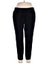 Ann Taylor LOFT 100% Polyester Solid Black Casual Pants Size 12 - photo 1