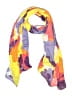 Boden 100% Viscose Floral Purple Yellow Scarf One size - photo 1