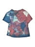 Zara Tie-dye Blue Short Sleeve T-Shirt Size 6 - photo 2
