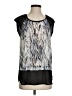 DKNY Jeans 100% Polyester Black Sleeveless Blouse Size S - photo 1