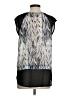 DKNY Jeans 100% Polyester Black Sleeveless Blouse Size S - photo 2