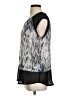 DKNY Jeans 100% Polyester Black Sleeveless Blouse Size S - photo 5