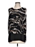 Calvin Klein 100% Polyester Black Sleeveless Blouse Size L - photo 1