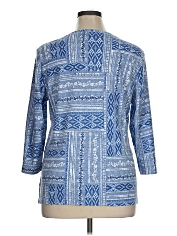 Karen Scott 3/4 Sleeve Blouse (view 2)