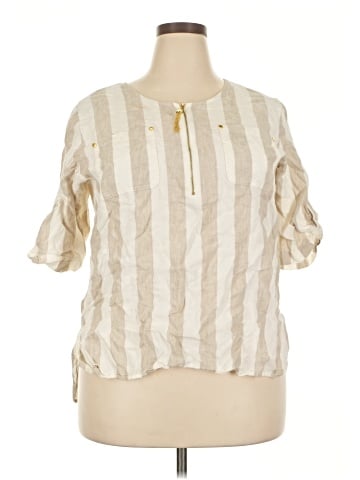 Ellen Tracy Short Sleeve Blouse (view 1)