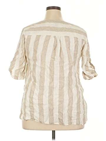 Ellen Tracy Short Sleeve Blouse (view 2)