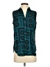 Ann Taylor Teal Sleeveless Blouse Size S - photo 1